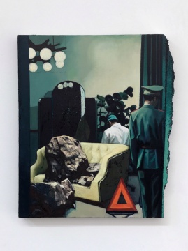 《周公解梦》50 x 42cm 布面油画 2020
《周公解梦》50 x 42cm 布面油画 2020