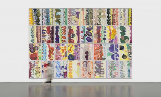 《硬腭32-1》140×100cm×32 铅笔、炭笔、粉彩棒、彩色铅笔、油性彩色铅笔、油彩棒、蜡笔,纸本 2020 《硬腭32-1》140×100cm×32 铅笔、炭笔、粉彩棒、彩色铅笔、油性彩色铅笔、油彩棒、蜡笔,纸本 2020