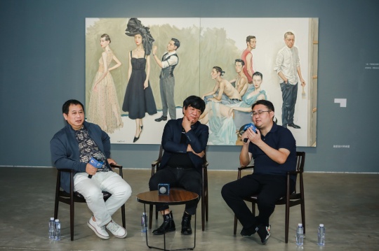 “华艺国际×当代唐人艺术中心：未来+ 陈丹青、秦琦、赵赵专场”沙龙现场
