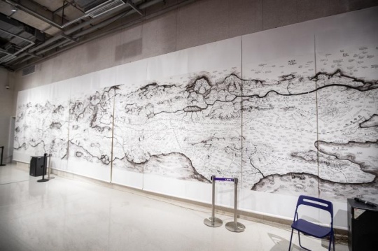 邱志杰 《技术史地图》2.45x13.75m AR 2020
邱志杰 《技术史地图》2.45x13.75m AR 2020