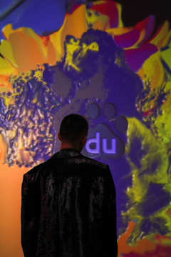 “唤醒万物——百度AI沉浸式互动艺术体验展”展览现场，UCCA尤伦斯当代艺术中心UCCA Lab
