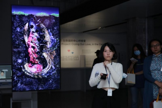 策展人陈嘉莹现场导览
策展人陈嘉莹现场导览