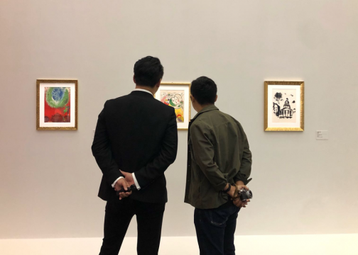 “大千气象”&“马克·夏加尔”开幕式现场 “大千气象”&“马克·夏加尔”开幕式现场
