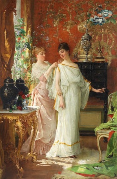 《装扮》,木板油画,来自Classic简 西画沙龙
《装扮》,木板油画,来自Classic简 西画沙龙