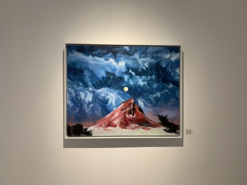 《孤山》 100x80cm 布面丙烯 2018
《孤山》 100x80cm 布面丙烯 2018