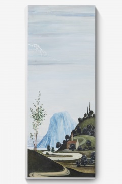 《风景画像-吉兰达约 01》 画82.5x32.5x5cm、雕塑85x35x5cm 石膏上水彩 2020
《风景画像-吉兰达约 01》 画82.5x32.5x5cm、雕塑85x35x5cm 石膏上水彩 2020