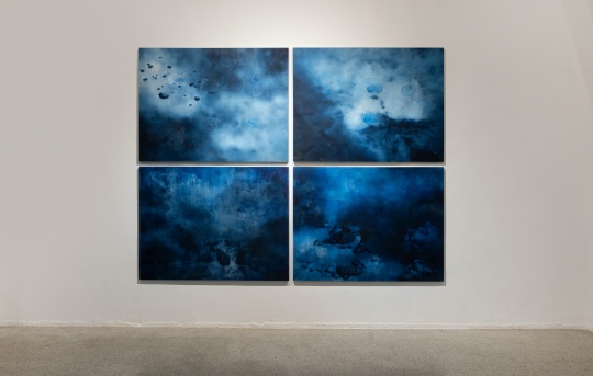 左上:《世界15 》,左下:《世界17》,右上:《世界16》,右下:《世界18》 130×170cm 布面油彩 矿物色 2020
左上:《世界15 》,左下:《世界17》,右上:《世界16》,右下:《世界18》 130×170cm 布面油彩 矿物色 2020