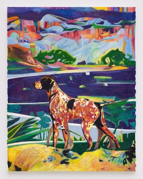宋朋 《犬》 布面油画 140×110cm 2020
宋朋 《犬》 布面油画 140×110cm 2020