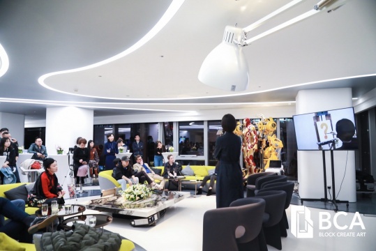 已经在BCA平台上传作品并且已被收藏的六位艺术家大悲宇宙、孙一钿、张永基、REVA、宋婷、田渊在现场分享了他们的数字作品和创作思路
已经在BCA平台上传作品并且已被收藏的六位艺术家大悲宇宙、孙一钿、张永基、REVA、宋婷、田渊在现场分享了他们的数字作品和创作思路