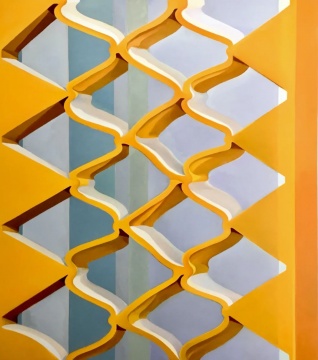 刘聪《网格》170×150cm 布面油画 2020
刘聪《网格》170×150cm 布面油画 2020