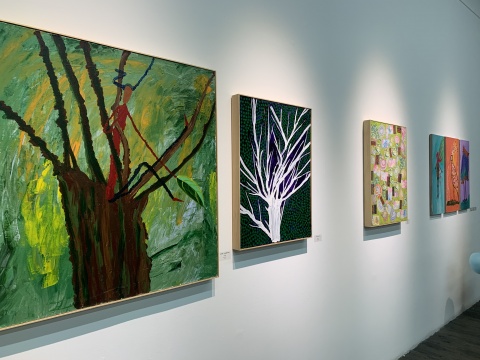 袁梅个展展览现场
袁梅个展展览现场
