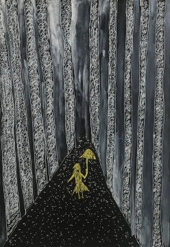 《归去》21x30cm 纸本 2019
《归去》21x30cm 纸本 2019