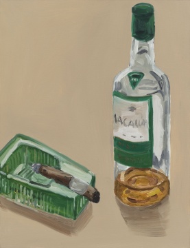 《“东北”系列–威士忌和雪茄》 65×50cm 布面油画 2020 《“东北”系列–威士忌和雪茄》 65×50cm 布面油画 2020