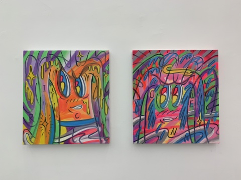 左《不赀之躯 3》60X55cm 布面油画 2020
右《不赀之躯 4》60X55cm 布面油画 2020
左《不赀之躯 3》60X55cm 布面油画 2020
右《不赀之躯 4》60X55cm 布面油画 2020