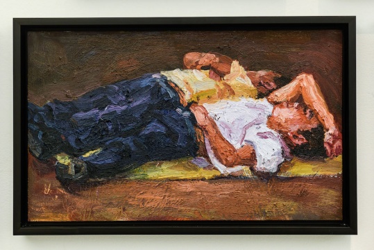 黄敏 《无题之二》 木板油彩 50x30cm 2020
黄敏 《无题之二》 木板油彩 50x30cm 2020