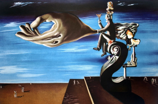 达利,《手》,1970,石版画,52.5x72.5,图片由⻄班牙国家艺术协会提供
达利,《手》,1970,石版画,52.5x72.5,图片由⻄班牙国家艺术协会提供