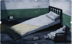 张晓刚《倒塌的床》140x220cm 布面油画 2010

 
