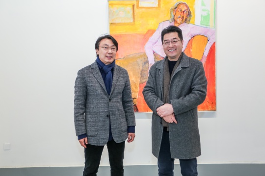 中央美术学院教授于洋和李大钧
中央美术学院教授于洋和李大钧