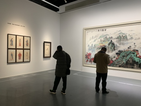 “基石之路”展览现场
