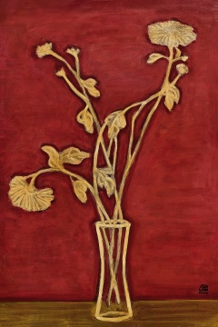 · 常玉1940年代花卉力作《红底黄菊》领衔现当代艺术版块，中外艺术名家齐聚为众藏家呈现兼备市场价值和学术内涵的重磅佳作
