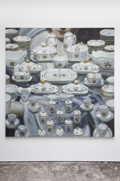 伊西·伍德 《劳驾/你的生活等着开始》200×200cm 亚麻布面油画 2019
伊西·伍德 《劳驾/你的生活等着开始》200×200cm 亚麻布面油画 2019