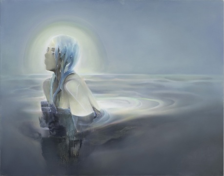 宋琨 《泛灵净界-潮汐》 140×180cm 布面油画 2019
宋琨 《泛灵净界-潮汐》 140×180cm 布面油画 2019