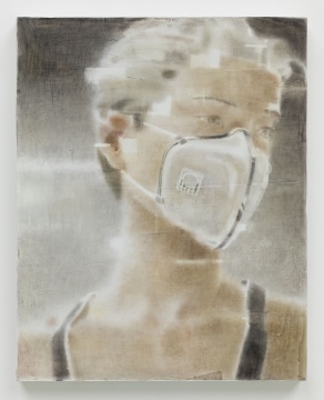 夏禹 《戴口罩的人》50×40cm 木板坦培拉 2020
夏禹 《戴口罩的人》50×40cm 木板坦培拉 2020