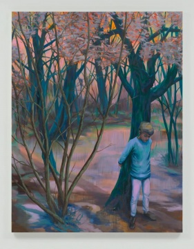 罗曼·贝尼尼，《Chipko III》，布面油画，180x140cm，2020
