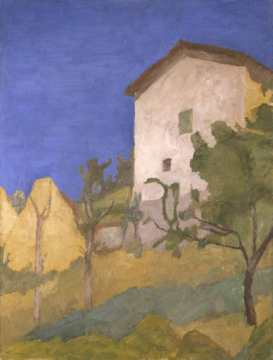 《风景》 61.7×46.8cm 布面油画 1928
《风景》 61.7×46.8cm 布面油画 1928