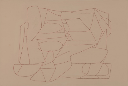 吴杉 《傍妆台》 60x50cm 大漆、麻、木板 2014 吴杉 《傍妆台》 60x50cm 大漆、麻、木板 2014