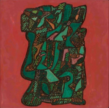 吴杉 《一枝花》 30x30cm 大漆、麻、木板 2013
吴杉 《一枝花》 30x30cm 大漆、麻、木板 2013