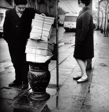 At a Trolleybus Stop. Vilnius, 1965
At a Trolleybus Stop. Vilnius, 1965