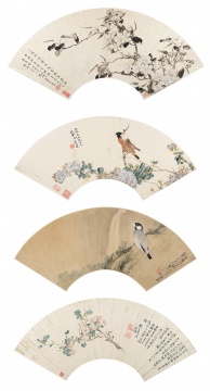 居巢
(1811 - 1865)
花鸟扇面四帧
镜心 设色纸本、水墨洒金笺
约 17.5 x 52 cm(尺寸不一)
无底价
居巢
(1811 - 1865)
花鸟扇面四帧
镜心 设色纸本、水墨洒金笺
约 17.5 x 52 cm(尺寸不一)
无底价