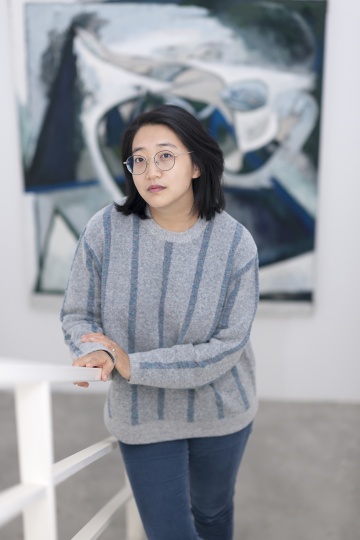 策展人 贺婧 (摄影:董林)
策展人 贺婧 (摄影:董林)