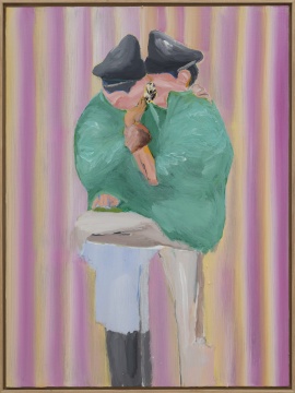 《呵呵》 30x97cm 布面丙烯 2020
《呵呵》 30x97cm 布面丙烯 2020