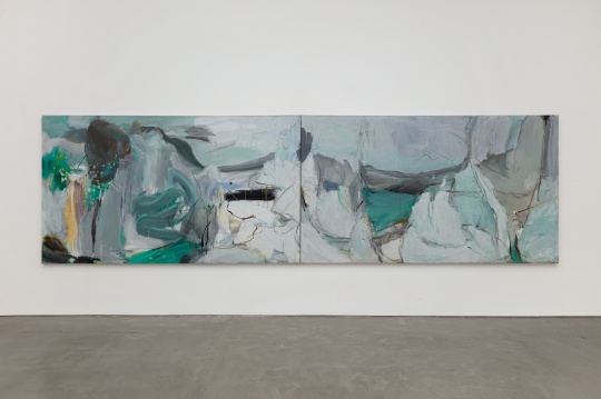 《惊山》 (一组两件)278x159x2cm 布面丙烯 2015-2020
《惊山》 (一组两件)278x159x2cm 布面丙烯 2015-2020