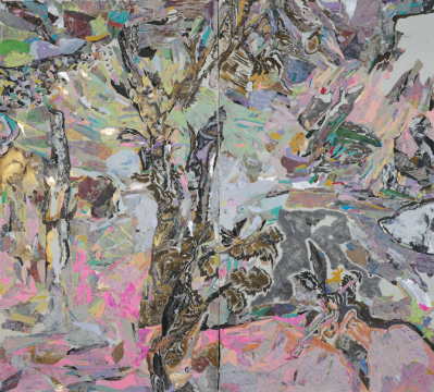 陈彧君 《生长》200x220cm 纸本综合材料 2019-2020 图片由艺术家提供
陈彧君 《生长》200x220cm 纸本综合材料 2019-2020 图片由艺术家提供