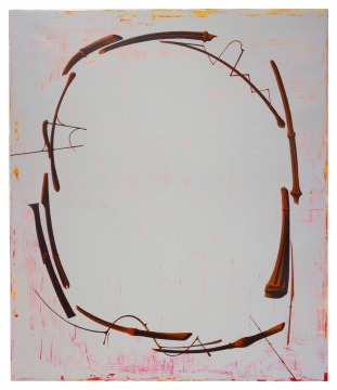 唐晖 《环状竹节》 60x70cm 布面丙烯 2020
唐晖 《环状竹节》 60x70cm 布面丙烯 2020