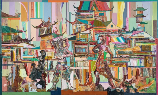 王源远 《昆仑图》 150×250cm 布面油画 2019
王源远 《昆仑图》 150×250cm 布面油画 2019