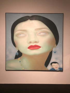 俸正杰2000年作品《东张西望》
俸正杰2000年作品《东张西望》