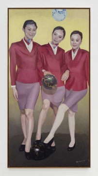 《航线图》250×130cm 布面油画 2020
《航线图》250×130cm 布面油画 2020