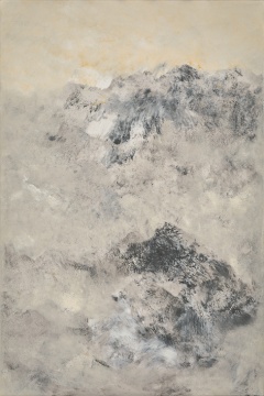 《我一走山就空了》 200×150cm 布面丙烯 2020
《我一走山就空了》 200×150cm 布面丙烯 2020