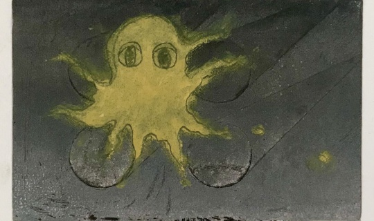《外来客2》 综合版画 2020
《外来客2》 综合版画 2020