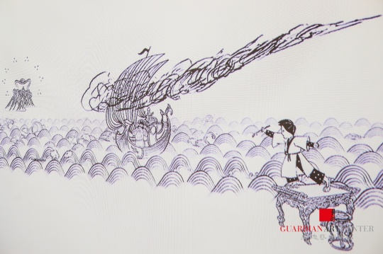 清华美院师生重新制作的二维动画《神笔马良》
