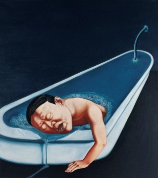 《慰藉之浴》 170×150cm 布面油画 2000
《慰藉之浴》 170×150cm 布面油画 2000
