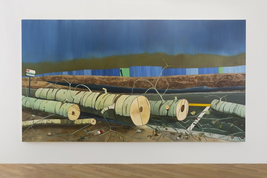 《仁礼路》220×400cm 布面油画 2019
《仁礼路》220×400cm 布面油画 2019