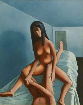 《投影》100×80cm 布面油画 2008
《投影》100×80cm 布面油画 2008