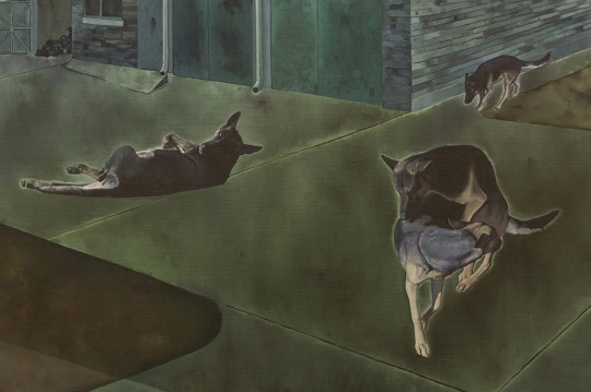 《在昌平的工作室》160×200cm 布面油画 2011-2012
《在昌平的工作室》160×200cm 布面油画 2011-2012