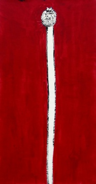 《语世系列 》180x96cm 纸本水墨、丙烯  2013
 
