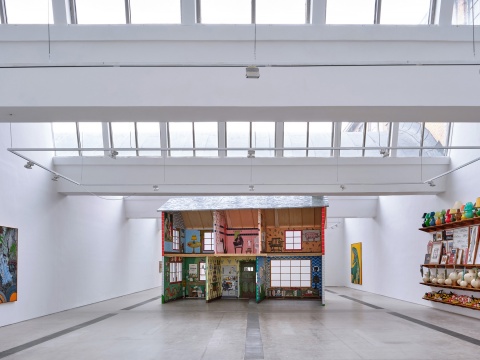 “扎克瑞·阿姆斯特朗:蜡烛袋”展览现场,林冠北京,2021年
摄影:雷坛坛©林冠艺术基金会
“扎克瑞·阿姆斯特朗:蜡烛袋”展览现场,林冠北京,2021年
摄影:雷坛坛©林冠艺术基金会